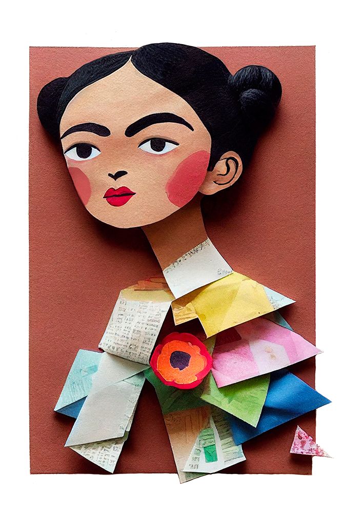 Frida (Paper Version) art print by Treechild for $57.95 CAD