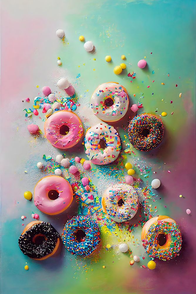 Delicious Donuts art print by Treechild for $57.95 CAD