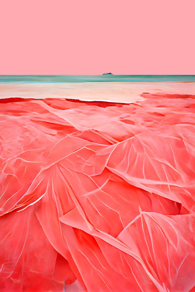 Coral Beach art print by Treechild for $57.95 CAD