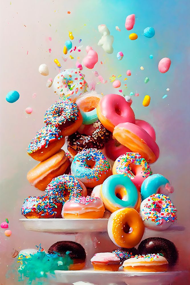 Donuts! art print by Treechild for $57.95 CAD