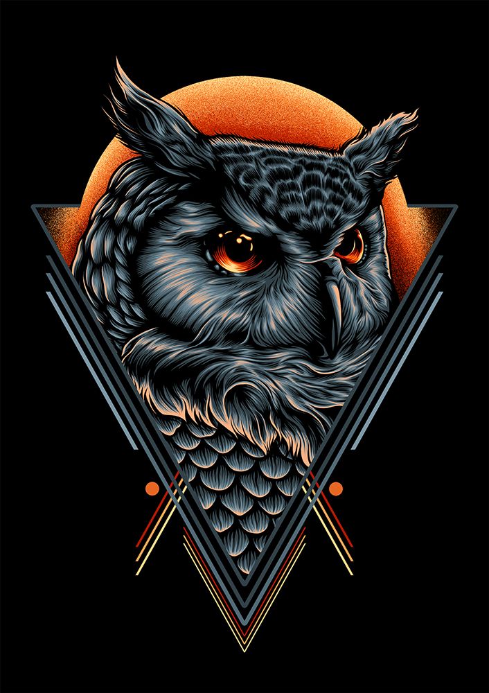I Am The OWL art print by Hastaning Bagus Penggalih for $57.95 CAD