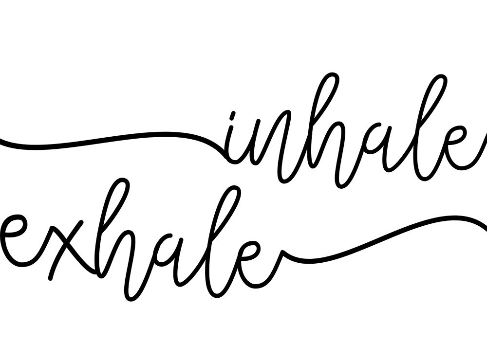 Inhale x Exhale art print by Kathrin Pienaar for $57.95 CAD