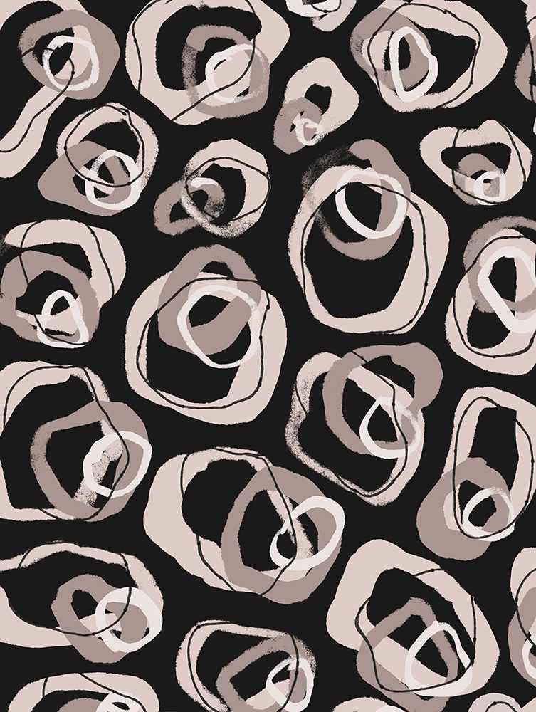 Beige Rings Pattern art print by Treechild for $57.95 CAD