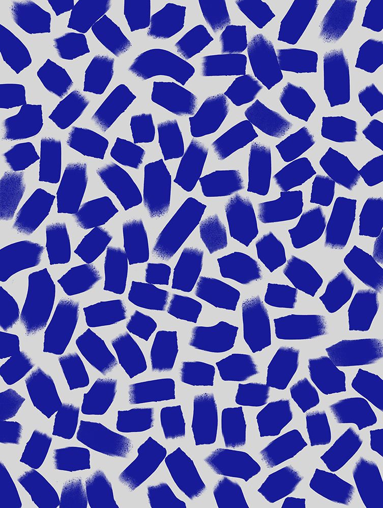 Blue Brush Strokes Pattern art print by Treechild for $57.95 CAD