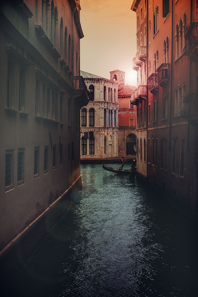 Venice Architecture Romantic City Scape art print by Alla Simacheva for $57.95 CAD