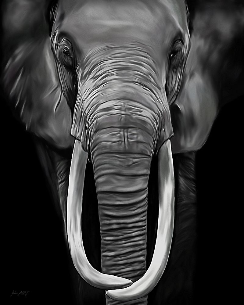 Loxodonta art print by Lord Amihere for $57.95 CAD