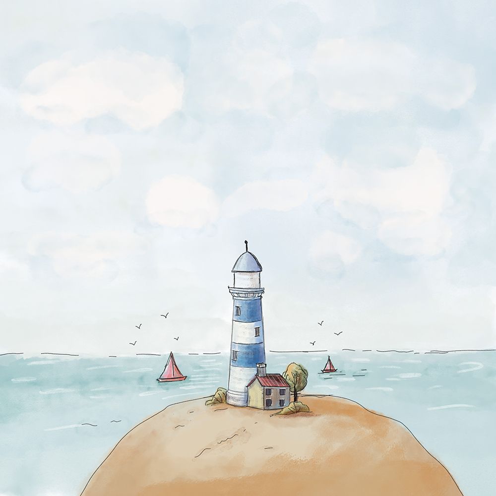Lighthouse art print by Xuan Thai for $57.95 CAD