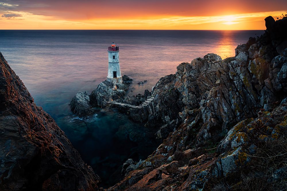 The Lighthouse art print by iso66 for $57.95 CAD