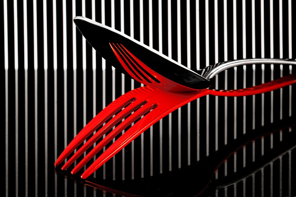 With A Red Fork art print by Erhard Batzdorf for $57.95 CAD