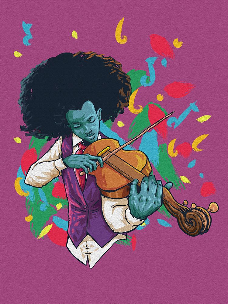 The music man art print by Joshua msonthe for $57.95 CAD