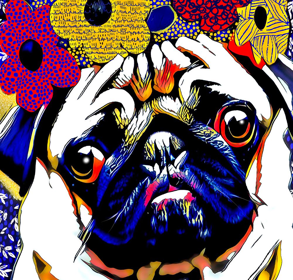 Puggles art print by Ruth Day for $57.95 CAD