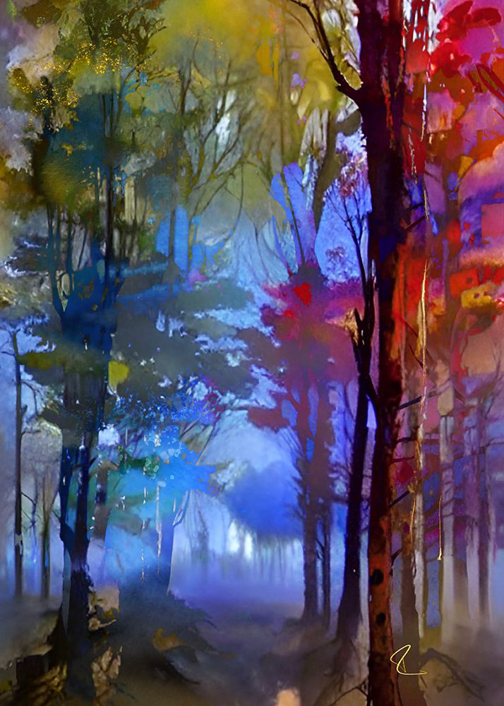 The Universe in a Forest art print by Ruth Day for $57.95 CAD