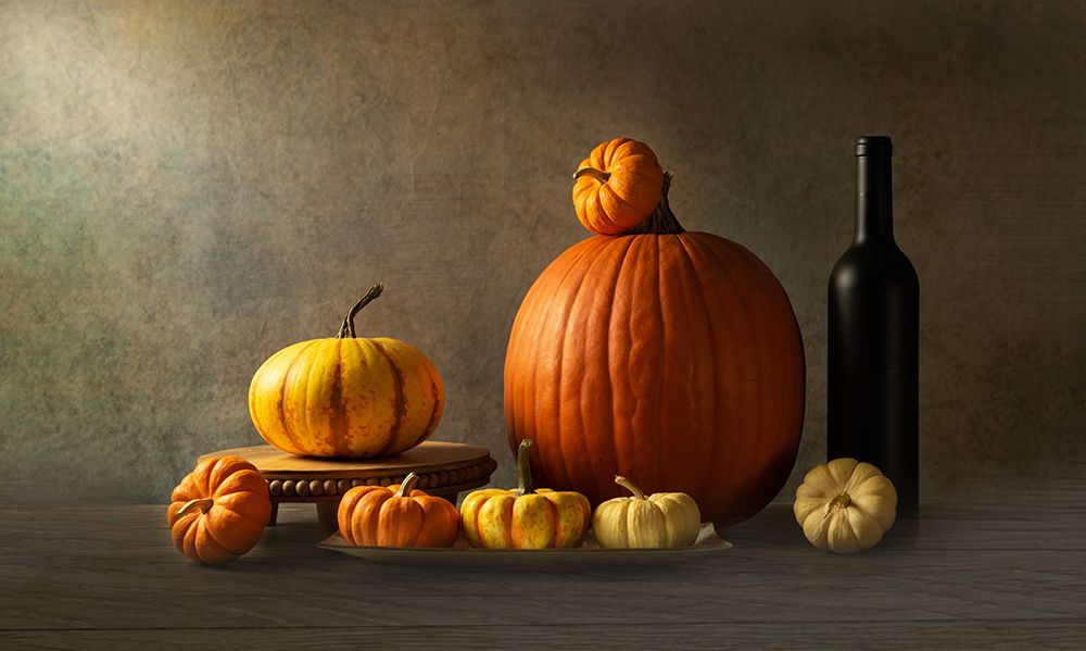 Pumpkin Party art print by Rong Wei for $57.95 CAD