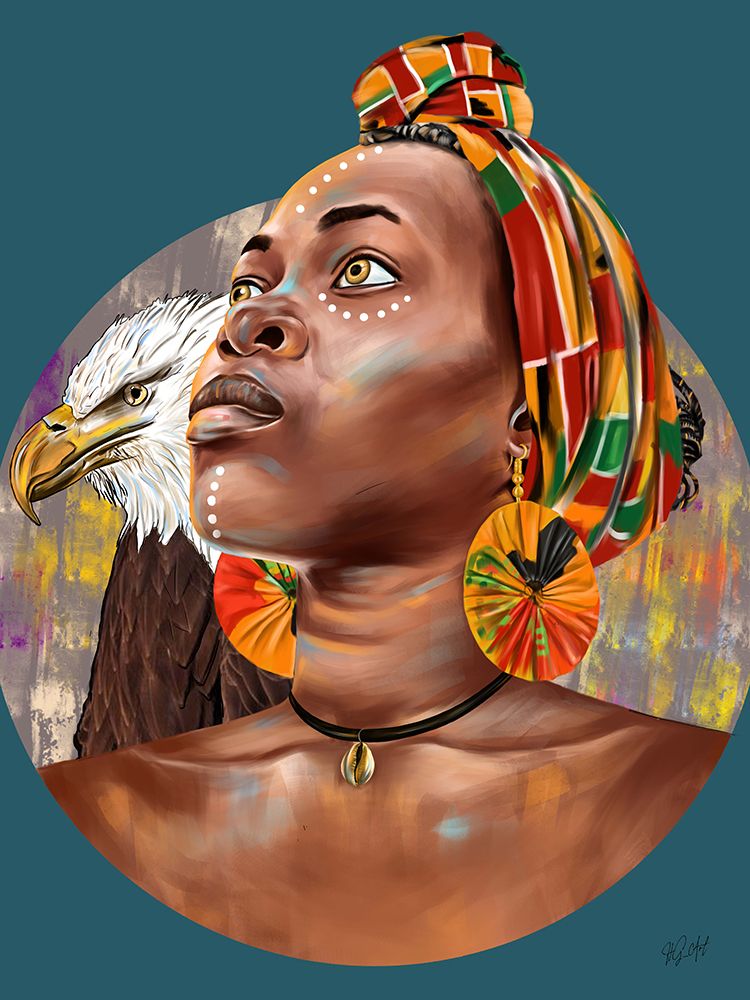 Eagle eye art print by Ojenike Oladapo for $57.95 CAD