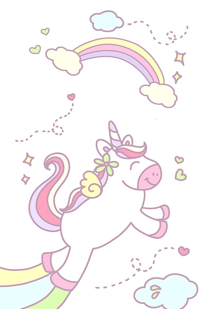 Unicorn and Baby girl art print by Xuan Thai for $57.95 CAD