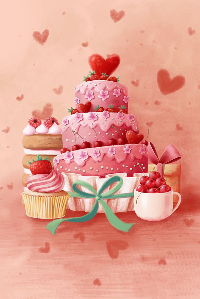 Pink Cake art print by Xuan Thai for $57.95 CAD
