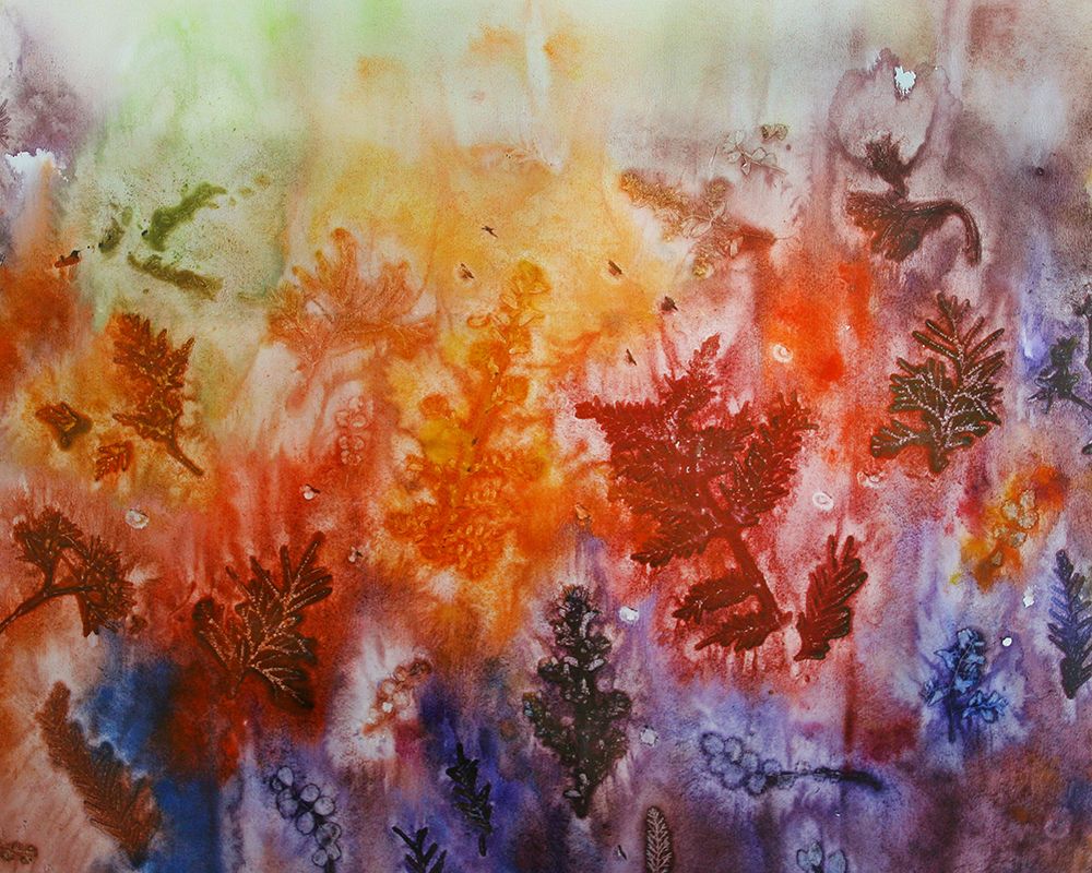 Leaves Explosion art print by Georgi Kostov for $57.95 CAD