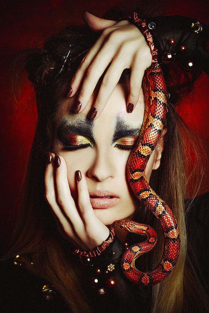 Kiss Of The Snake art print by Ruslan Bolgov (Axe) for $57.95 CAD