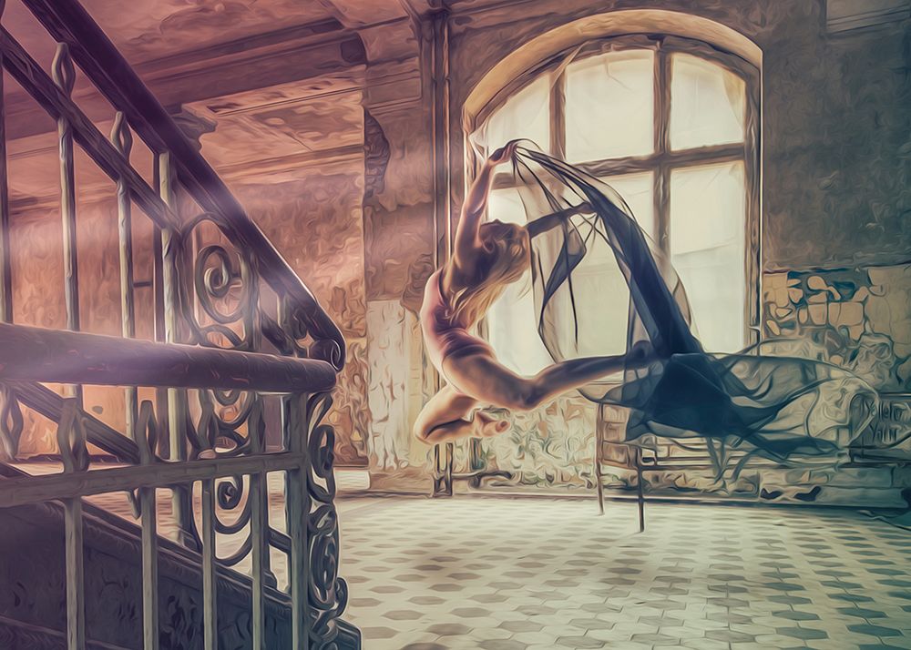 Abandoned Ballet Digital Painting 4 art print by Baard Martinussen for $57.95 CAD