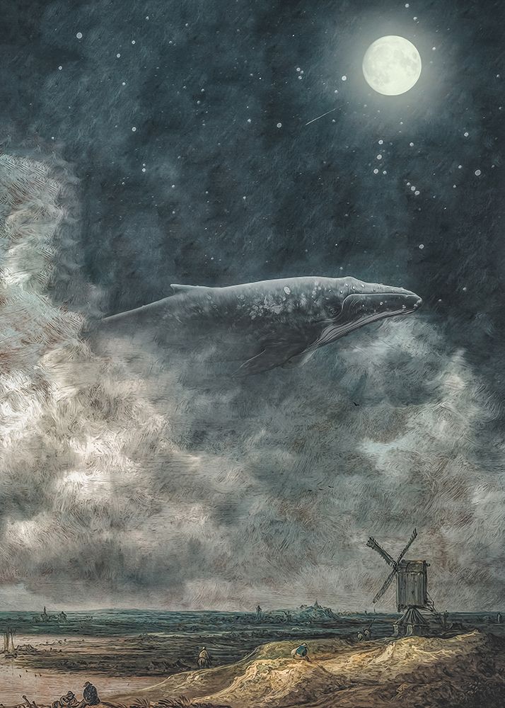 Whale In Painting art print by Baard Martinussen for $57.95 CAD