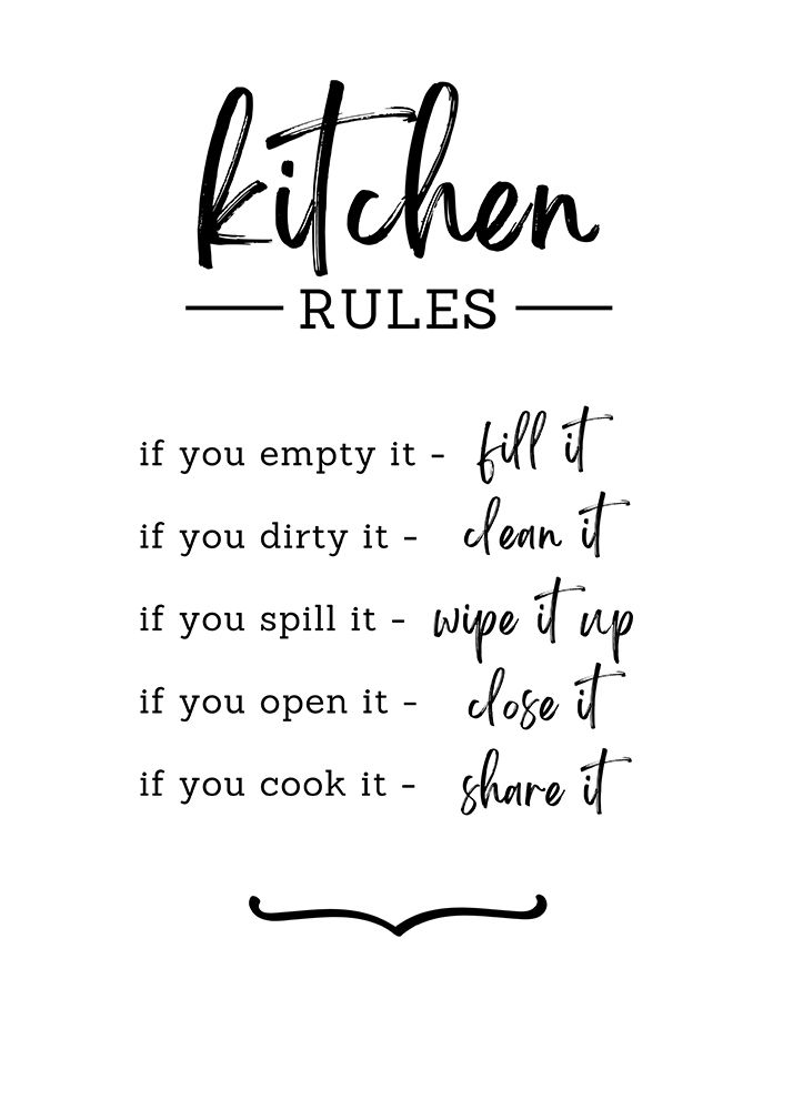 Kitchen Rules art print by Kristina N. for $57.95 CAD