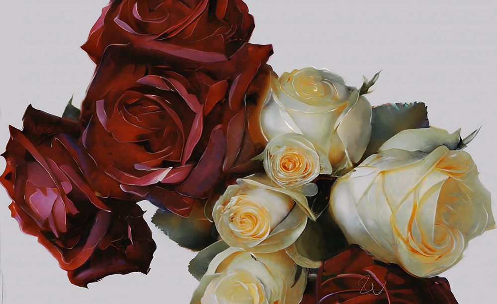 Bouquet of Roses art print by Ruth Day for $57.95 CAD