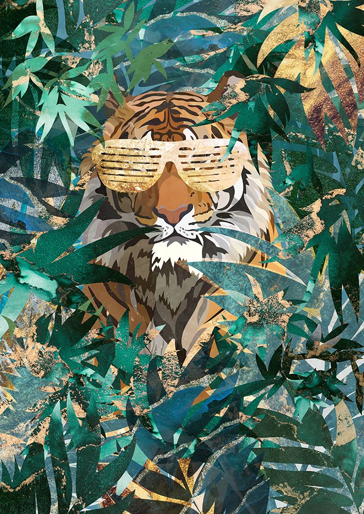 RaB Tiger in the jungle art print by Sarah Manovski for $57.95 CAD