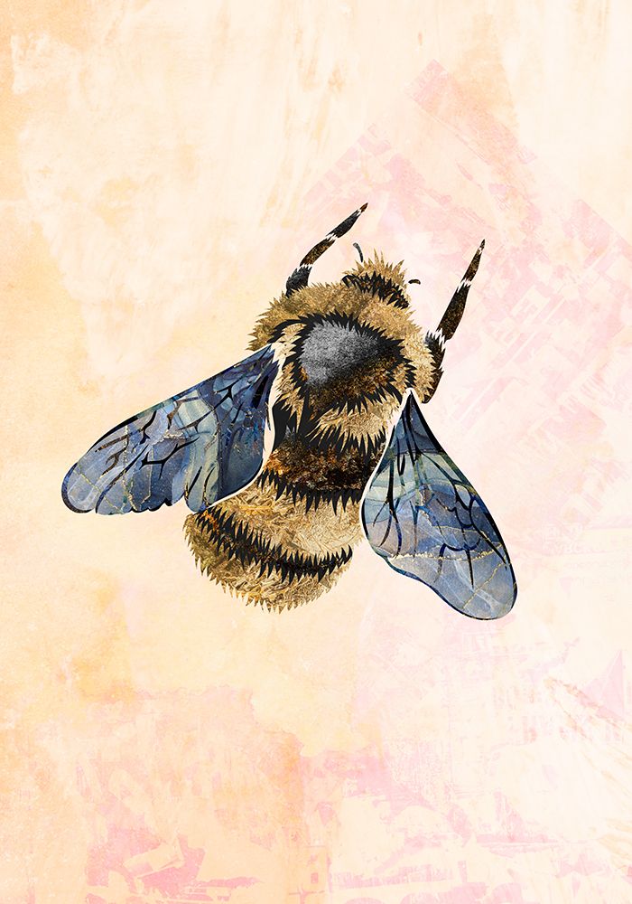 Rustic bee art print by Sarah Manovski for $57.95 CAD