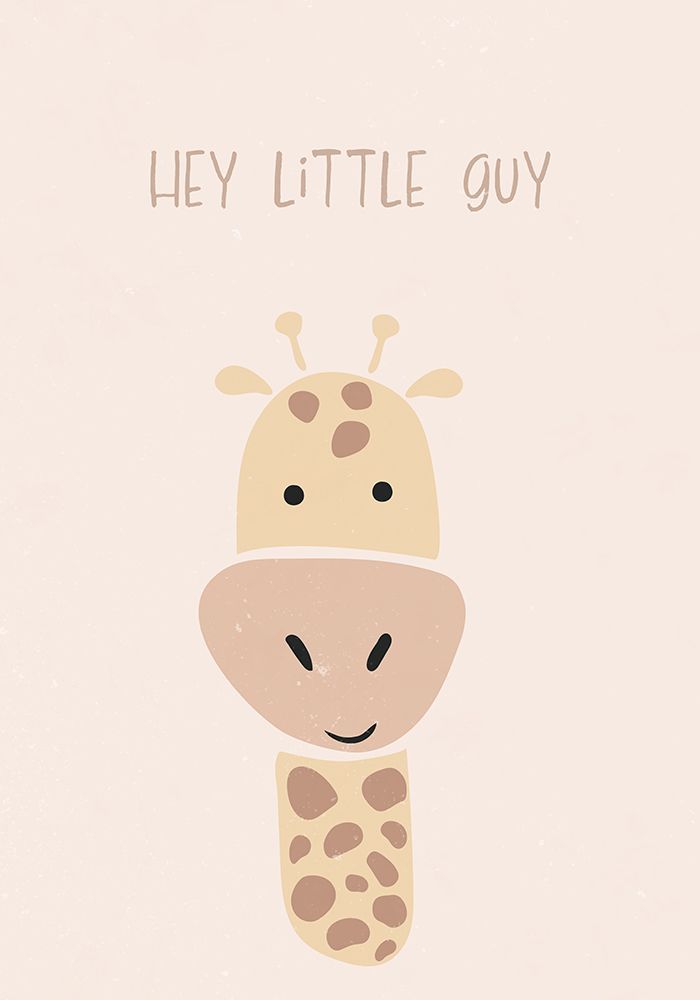 Giraffe nursery print art print by Sarah Manovski for $57.95 CAD