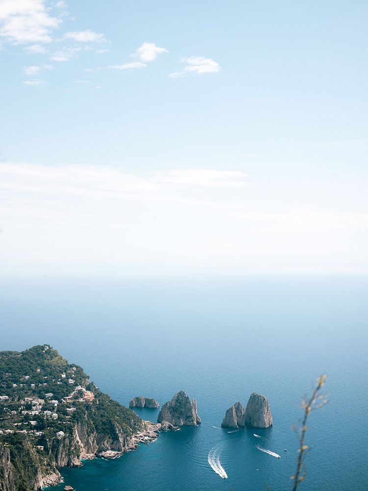 Coast of Capri Italy || art print by Raisa Zwart for $57.95 CAD