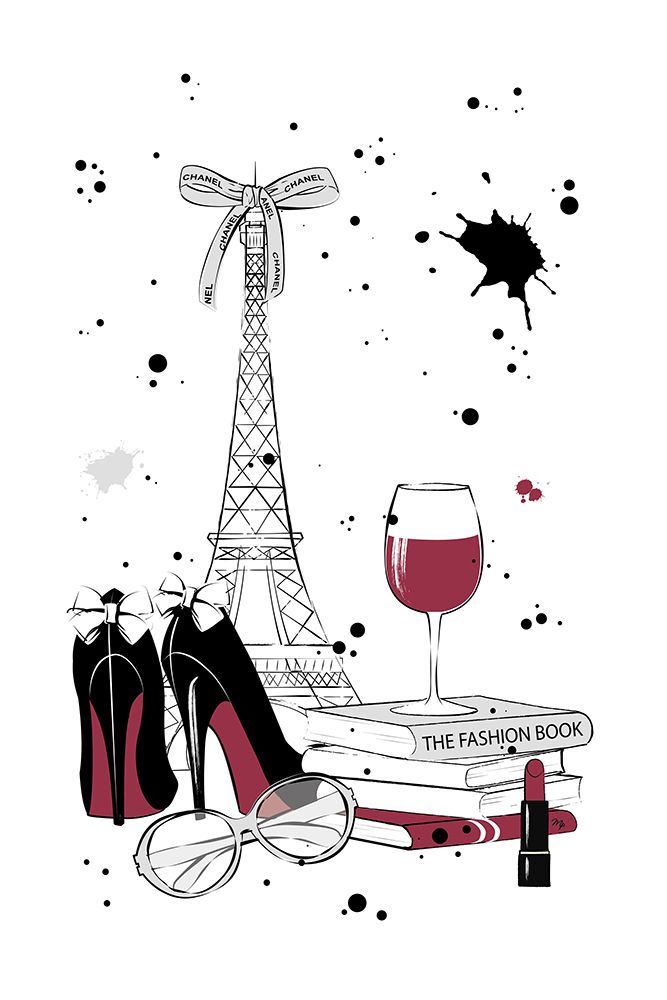 Living in Paris art print by Martina for $57.95 CAD