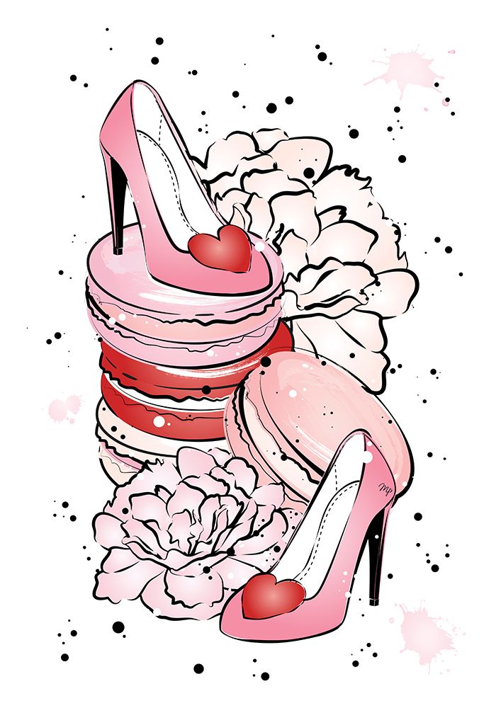 Peony Heels art print by Martina for $57.95 CAD
