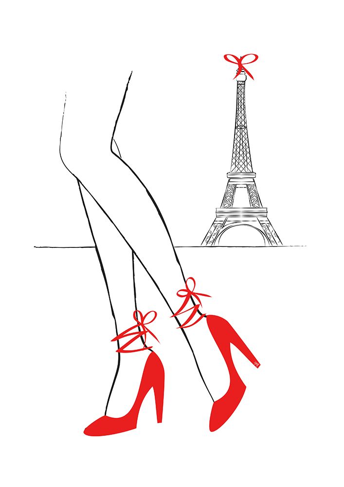 Walk in Paris art print by Martina for $57.95 CAD