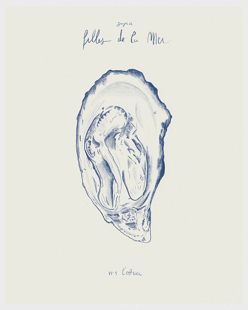 Filles de la mer n.1 - LaÂ€Â™ostrica art print by Giulia Mora for $57.95 CAD