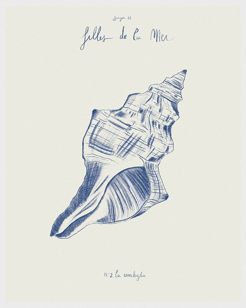 Filles de la mer n.2 - La conchiglia art print by Giulia Mora for $57.95 CAD