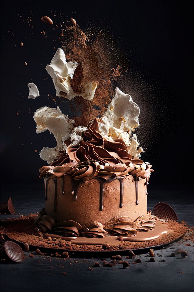Cakeexplosion art print by Marcel Egger for $57.95 CAD