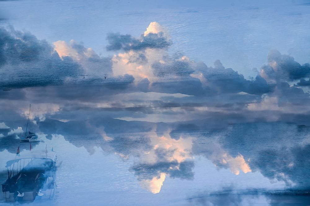 Mountain Cloud art print by Viktoria Czegledi for $57.95 CAD