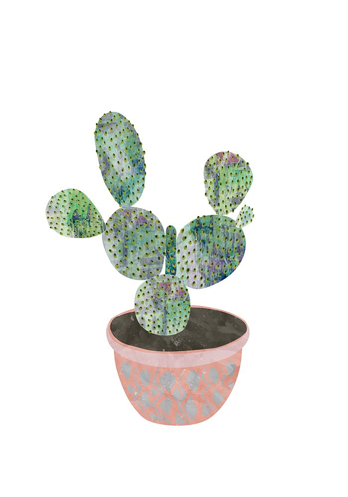 Boho scandi cactus 3 art print by Sarah Manovski for $57.95 CAD