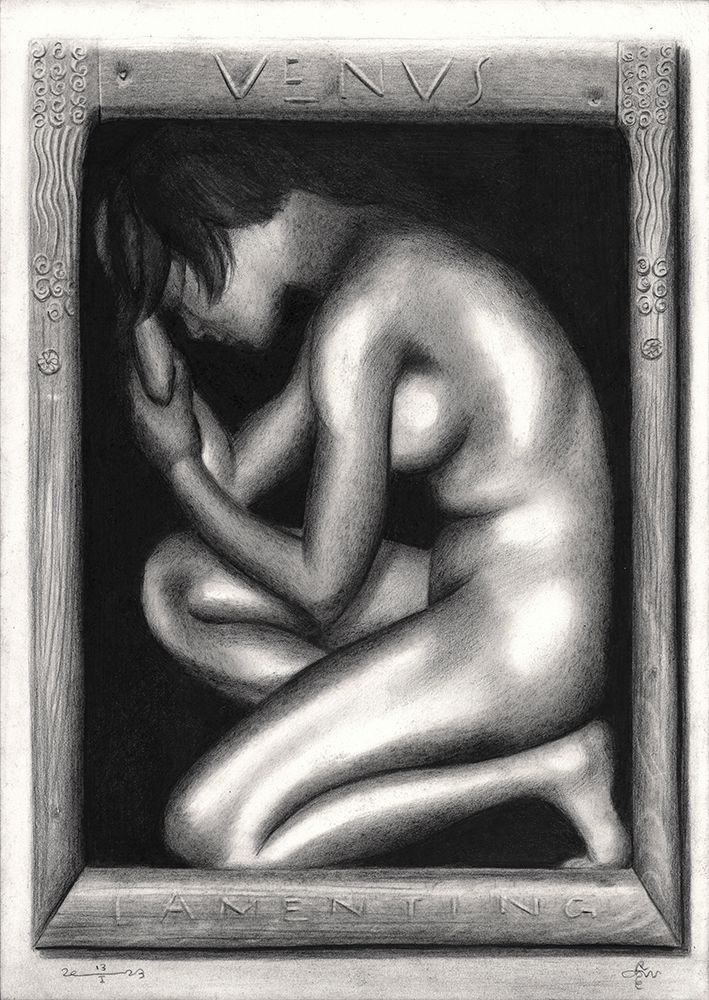 Venus Lamenting - 13-01-23 art print by Corne Akkers for $57.95 CAD