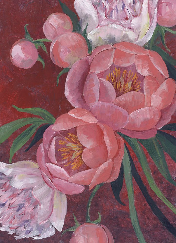 Nevaeh peonies art print by Rosana Laiz Blursbyai for $57.95 CAD