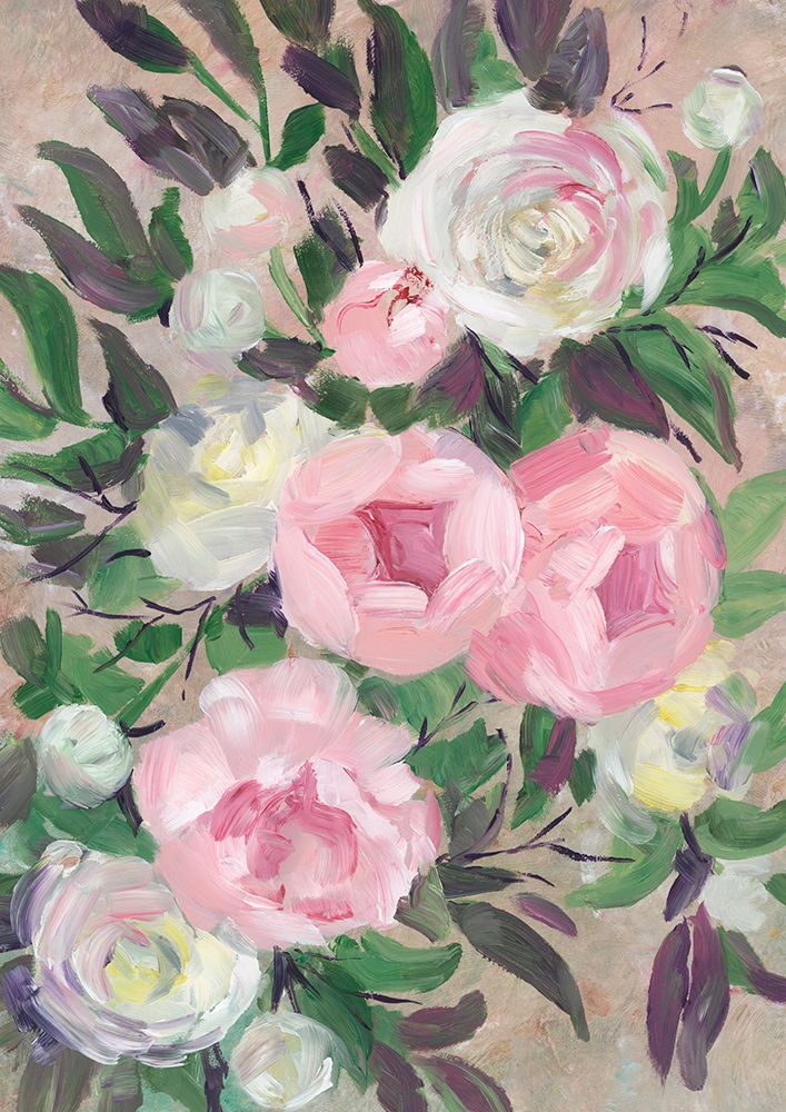 Zoye painterly bouquet art print by Rosana Laiz Blursbyai for $57.95 CAD