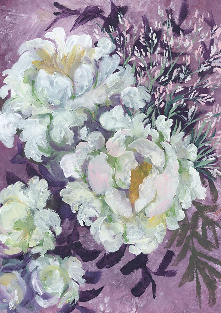 Eliany painterly bouquet art print by Rosana Laiz Blursbyai for $57.95 CAD