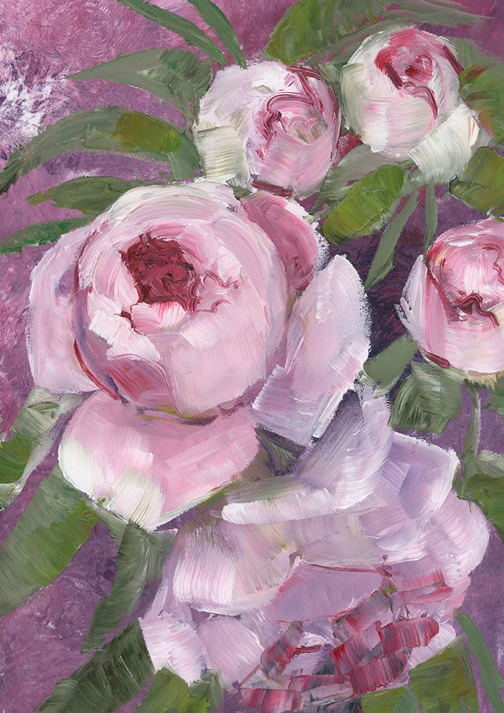 Rylee painterly roses art print by Rosana Laiz Blursbyai for $57.95 CAD