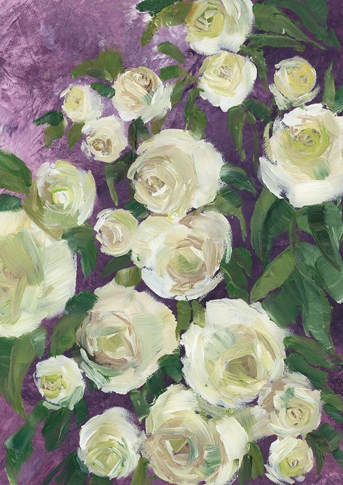 Noray painterly roses art print by Rosana Laiz Blursbyai for $57.95 CAD