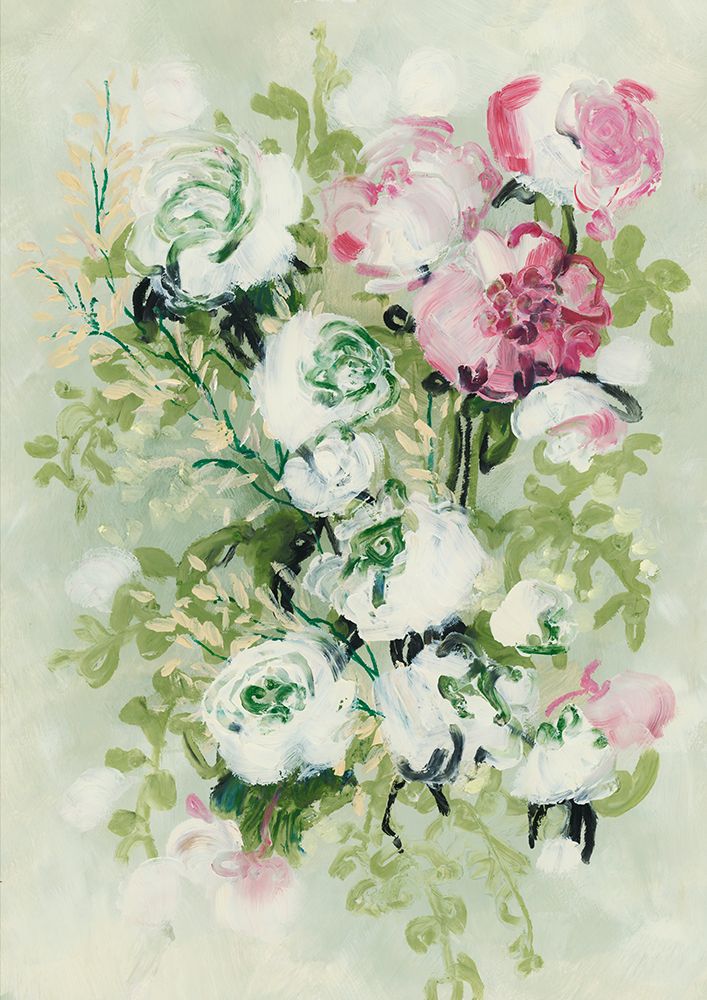 Haneul painterly bouquet art print by Rosana Laiz Blursbyai for $57.95 CAD