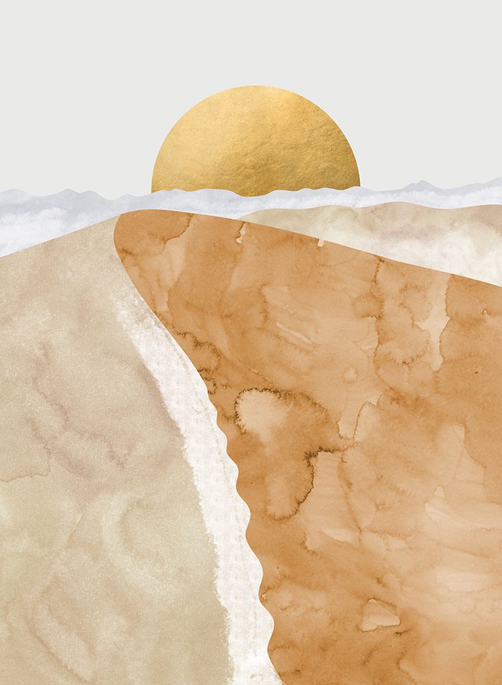 Gold Sand Dune art print by Rosana Laiz Blursbyai for $57.95 CAD