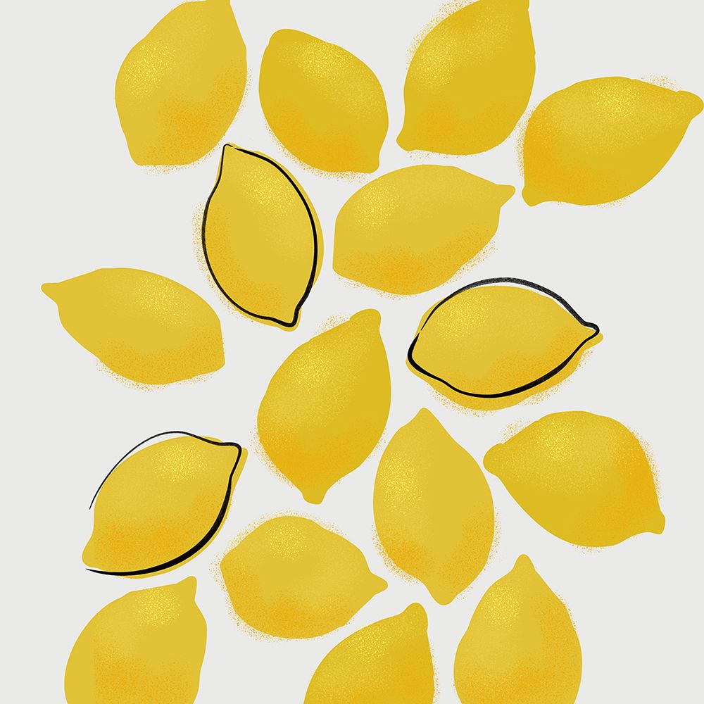 Lemons art print by Rosana Laiz Blursbyai for $57.95 CAD