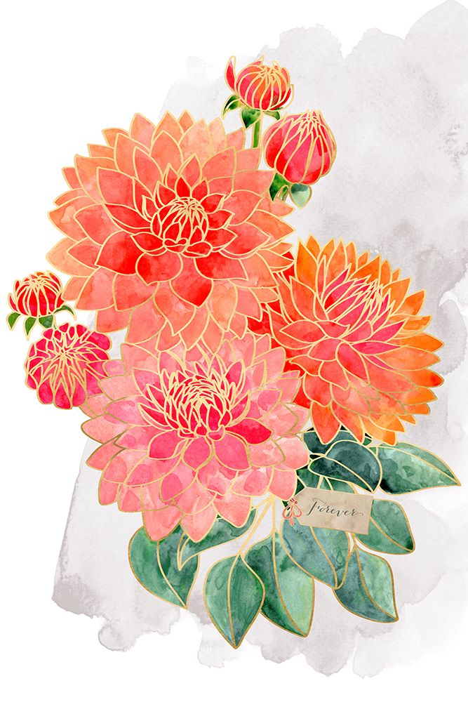 Forever Pacey bouquet art print by Rosana Laiz Blursbyai for $57.95 CAD