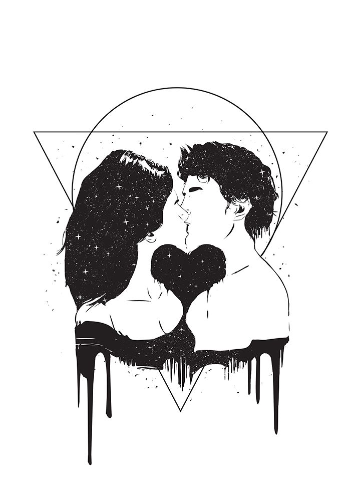 Cosmic Love art print by Balazs Solti for $57.95 CAD