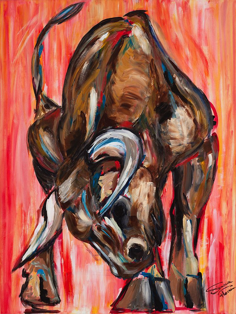 Bull art print by Simona Florea for $57.95 CAD